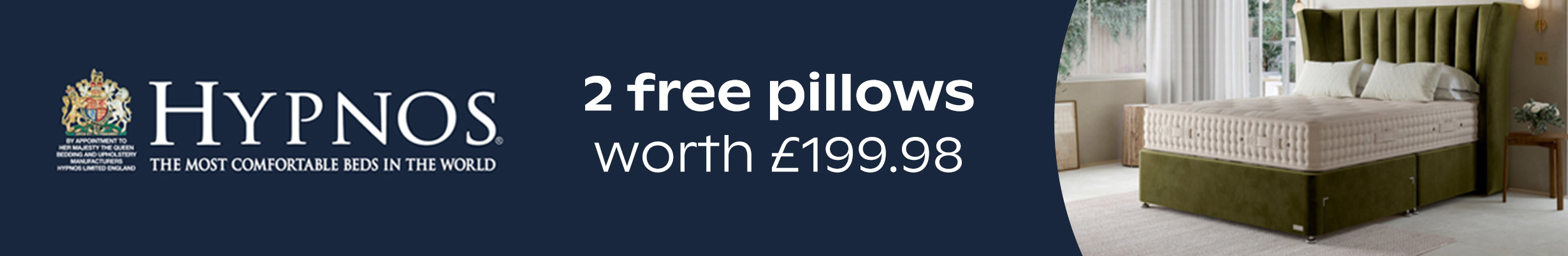 HYPNOS TWO FREE PILLOWS WORTH £199