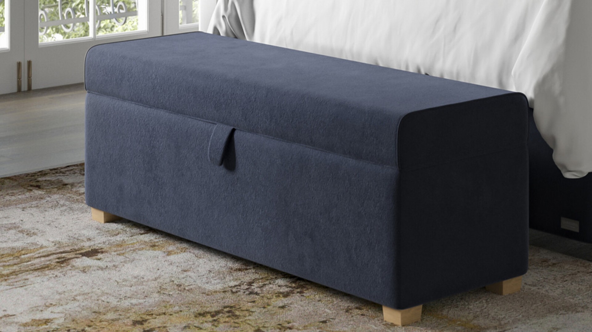 Staples and Co Regent Bedding Box come ottoman come somewhere to sit